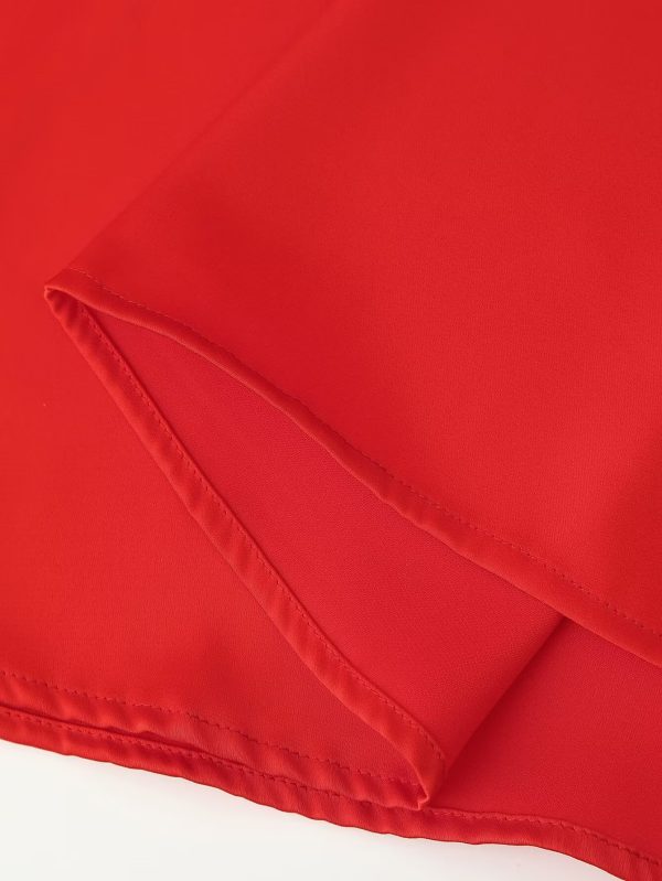 Autumn Satin Maxi Dress - Image 4