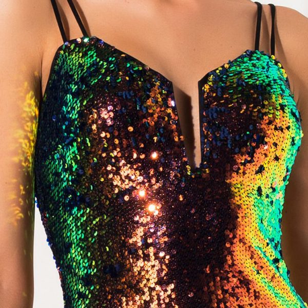 Sexy Gradient Sequin Dress - Image 2