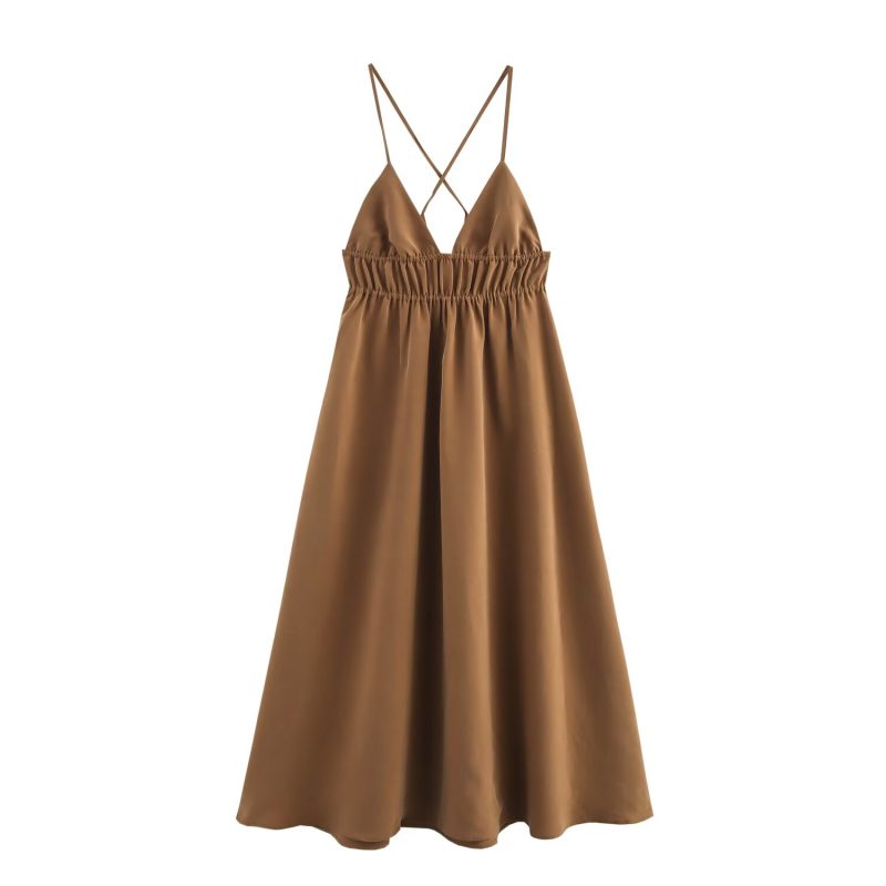 Vertical Stripe Maxi Dress - Image 3