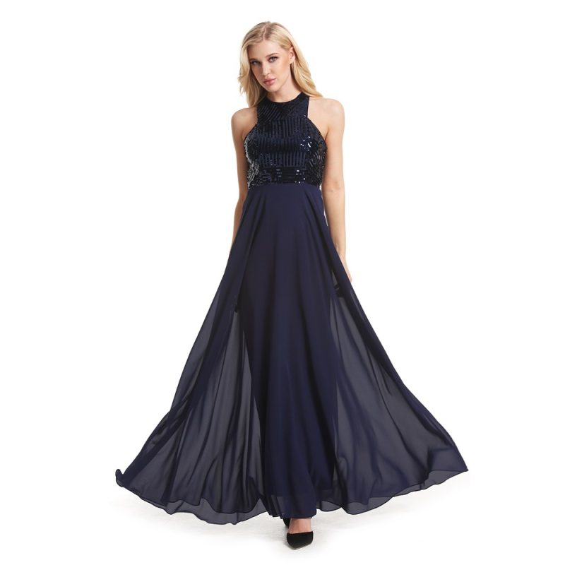 Slim Bridesmaid Evening Dress - Image 3