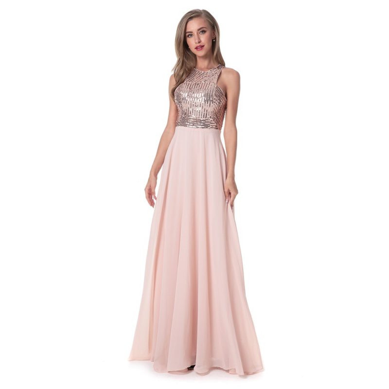 Slim Bridesmaid Evening Dress - Image 2