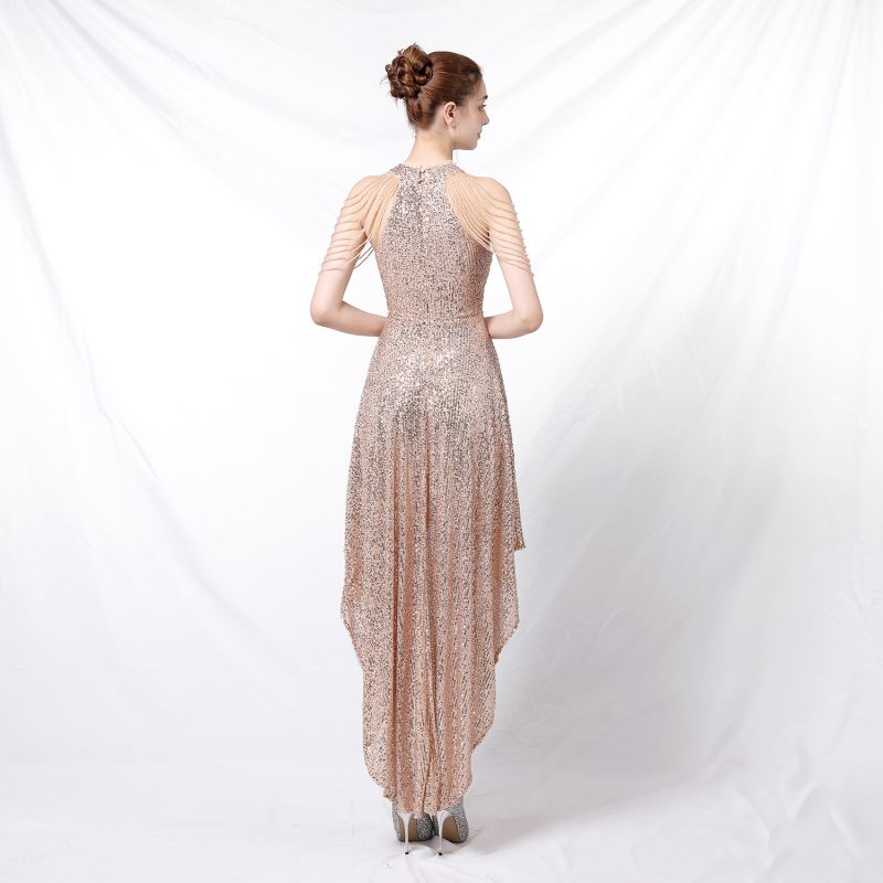 Corset Sequin Sheath Dress - Image 4