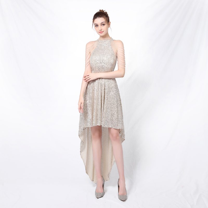 Corset Sequin Sheath Dress - Image 2