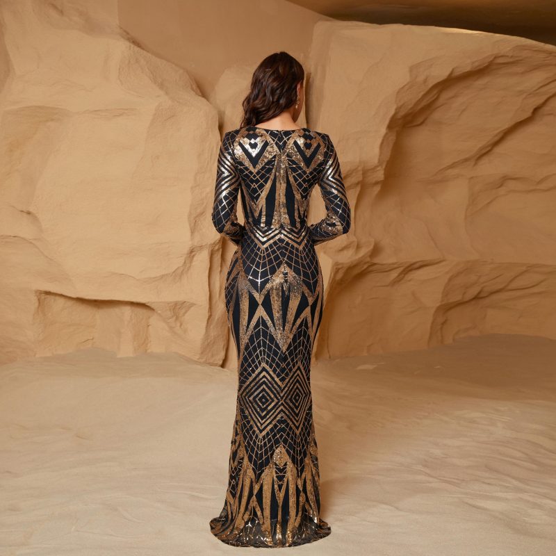 Sexy Slim Sequin Dress - Image 2