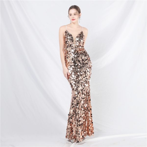 Luxury Long Evening Dress - Image 3