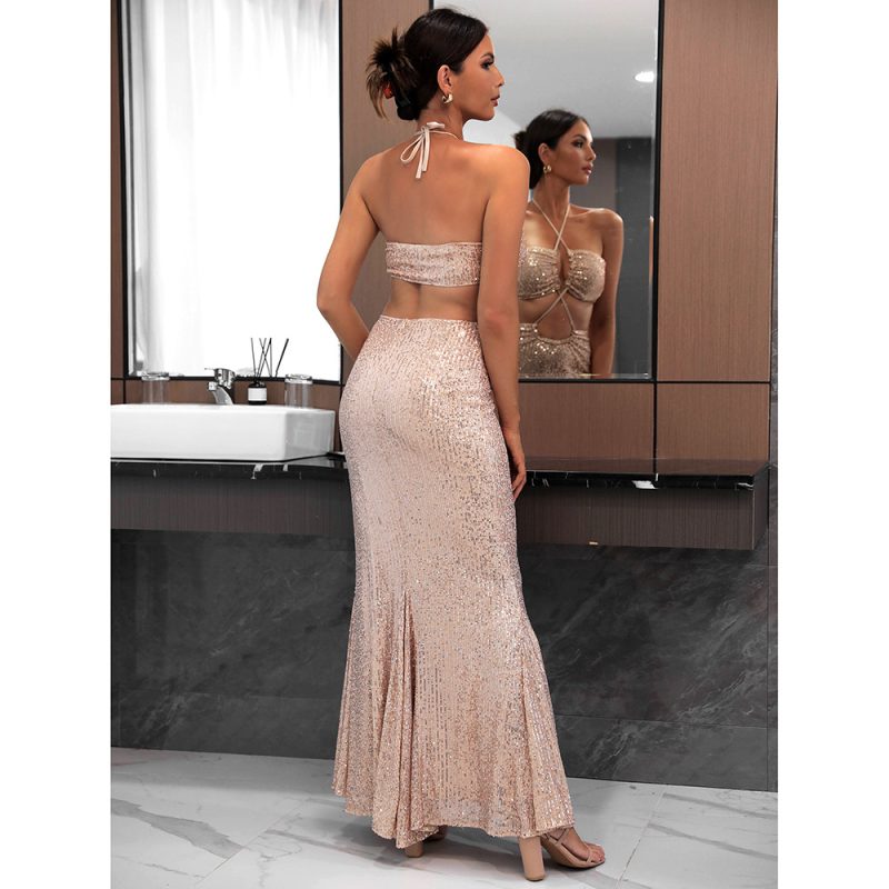Elegant Split Maxi Dress - Image 4