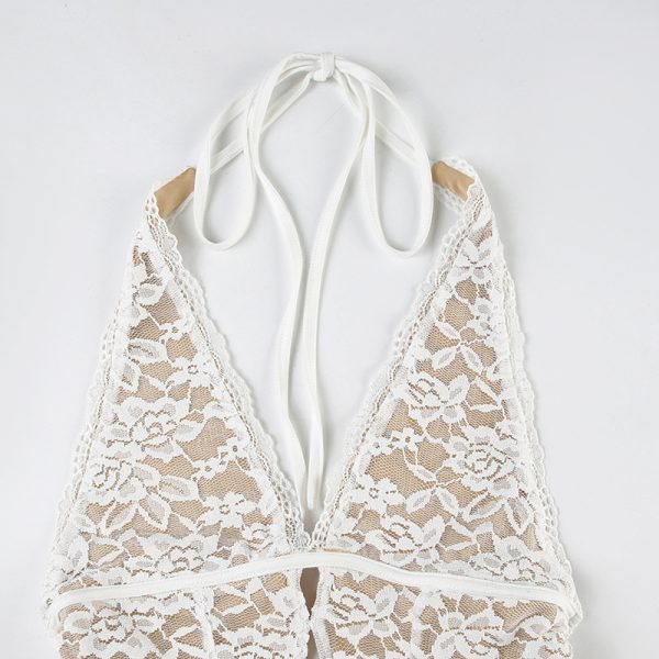 Backless Cutout Halter Dress - Image 4