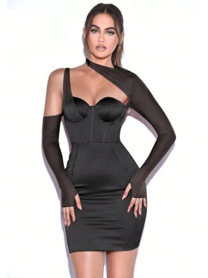 Lace Boning Corset Dress