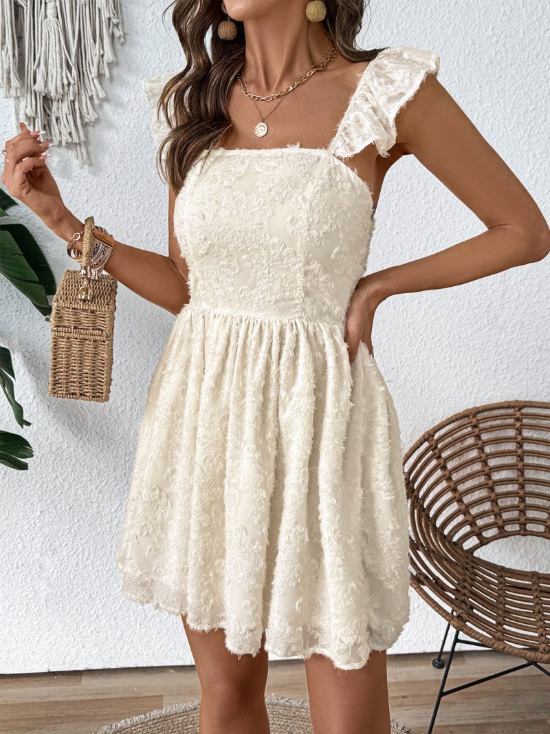 Cutout Backless Short Dress - Image 3