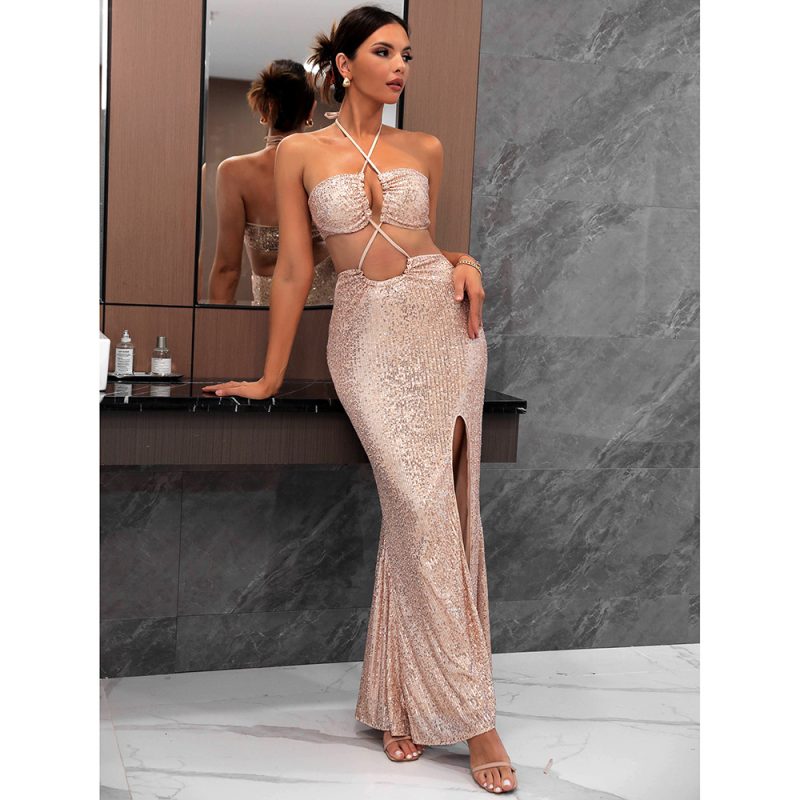 Elegant Split Maxi Dress