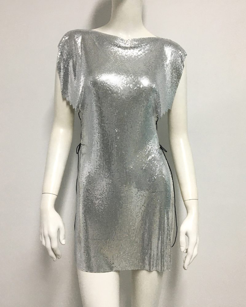 Metallic Bandage Sexy Dress - Image 3