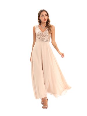 Sexy Backless Chiffon Dress