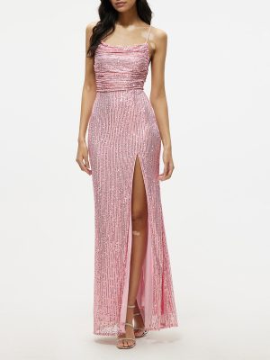 Sequin Slim Sheath Dress