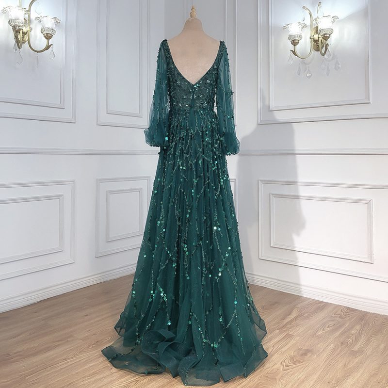 Luxury Beaded Queen Dress - Image 4