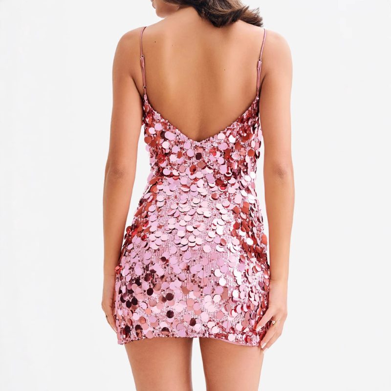 Sexy Sequin Sling Party Dress - Image 3