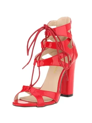 Sexy Hollow Sandals Peep Toe High Heels