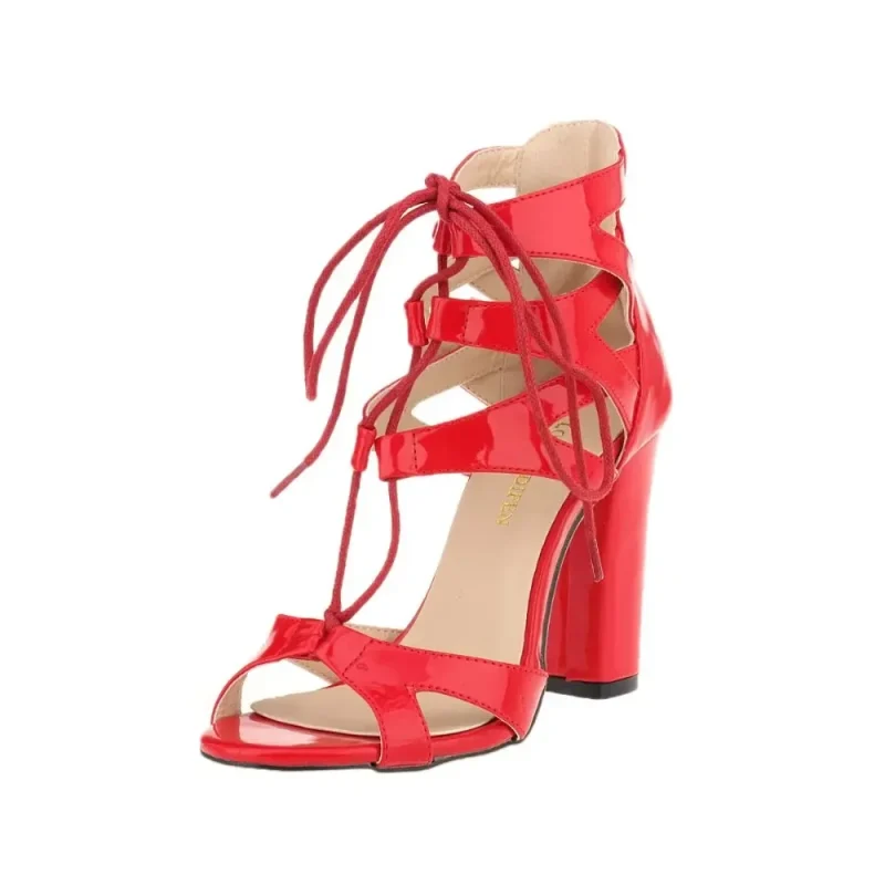 Sexy Hollow Sandals Peep Toe High Heels