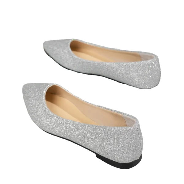 Pointed Toe Flat Ballerina Shoes