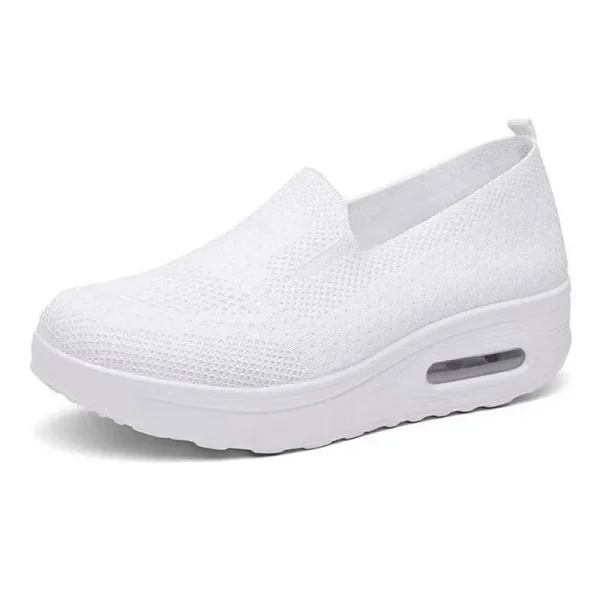 Woven Mesh Slip-On Sneakers - Image 4