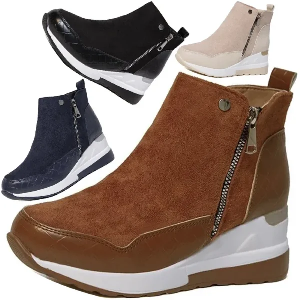 Women's Winter Platform Wedge Snow Boots - Image 2