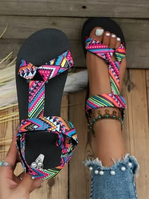 Platform Rope Sandals Cute Non-slip Beach