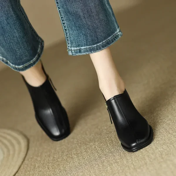 Women's Retro Ankle Boots - Image 4