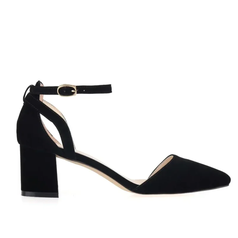 Sexy Buckle Sandals Pointed Toe High Heels