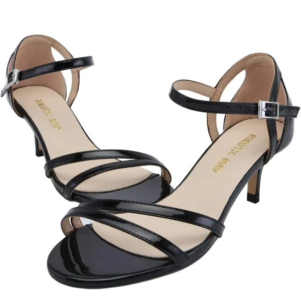 Low Heel Ankle Strap Sandals - Image 2