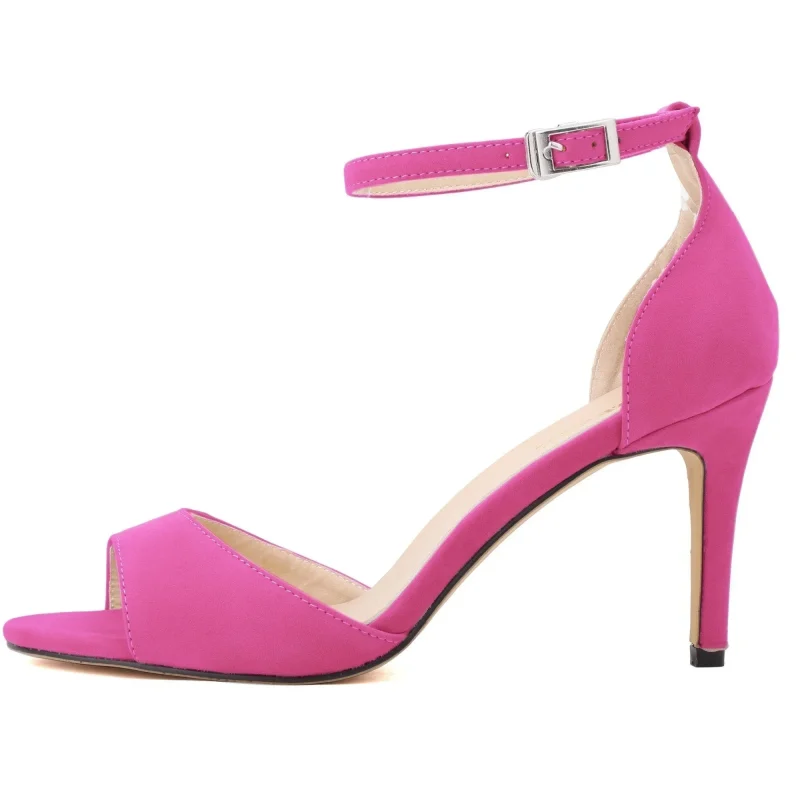 Sexy Ankle Strap Stiletto Sandals High Heels - Image 3