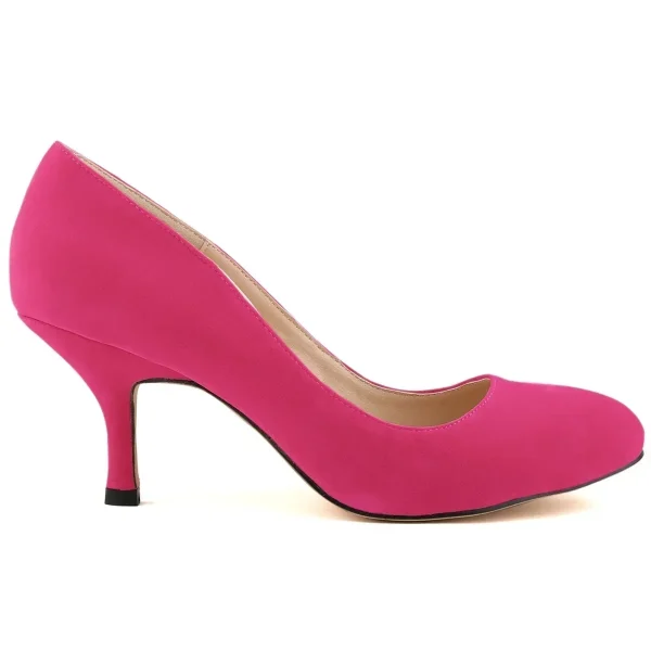 Classic Pointed-Toe Kitten Heel Pumps - Image 2