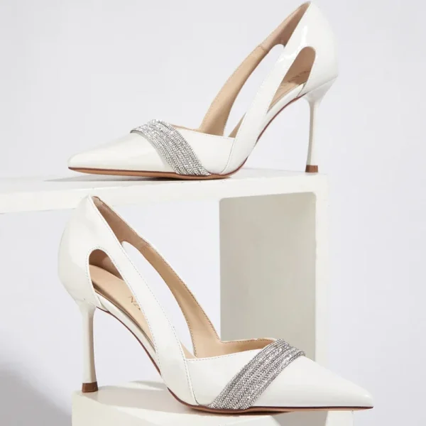 Rhinestone Pointed Heels - Image 3