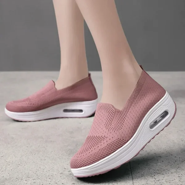 Woven Mesh Slip-On Sneakers - Image 5