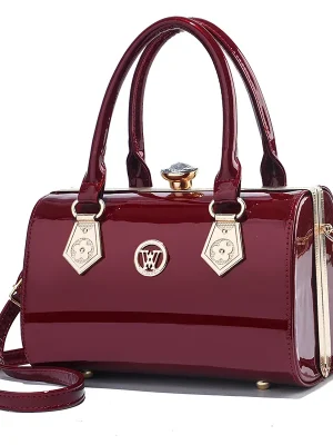 Luxury Patent Leather Shoulder Bag