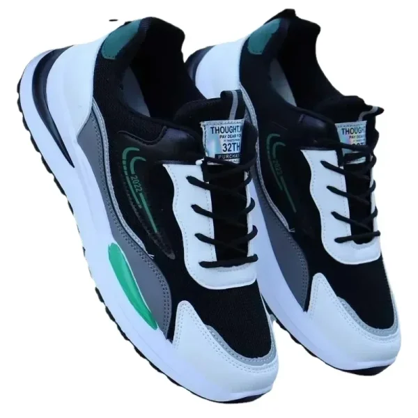 Men's Patchwork Breathable Running Sneakers - Image 2