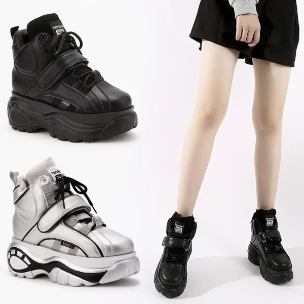 Platform Wedge Sneakers for Women - Image 3