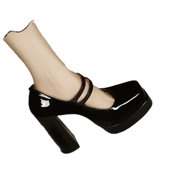 Patent Leather Square Toe Mary Janes - Image 3