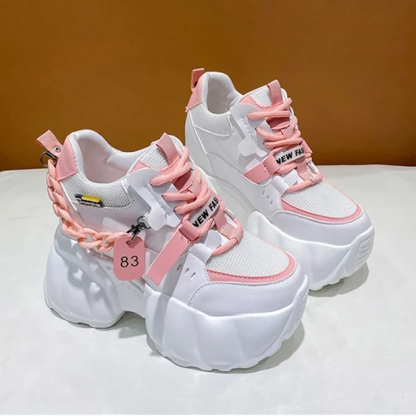 Chain Platform Sneakers for Women - Image 3