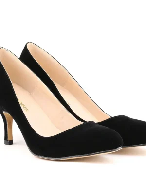 Classic Pointed-Toe Kitten Heel Pumps