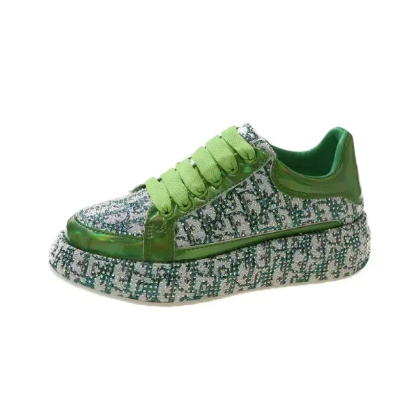 Women's Rhinestone Sneakers - Image 6