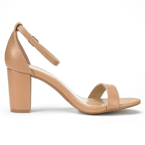 Ankle Strap Low-Heel Sandals - Image 3