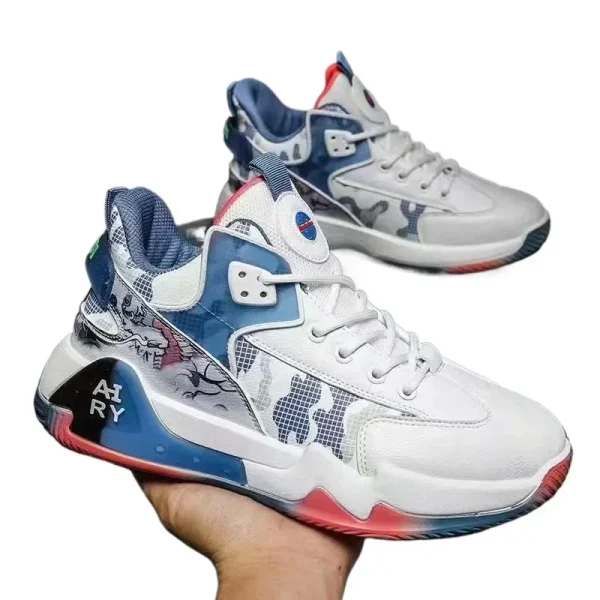 Unisex High-Top Basketball Sneakers - Image 3