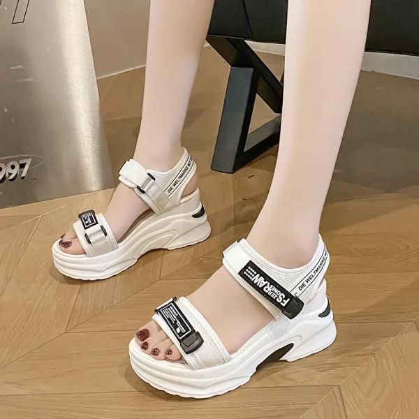 Wedge Platform Sports Sandals - Image 2