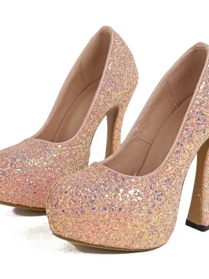 Bling Platform Heels