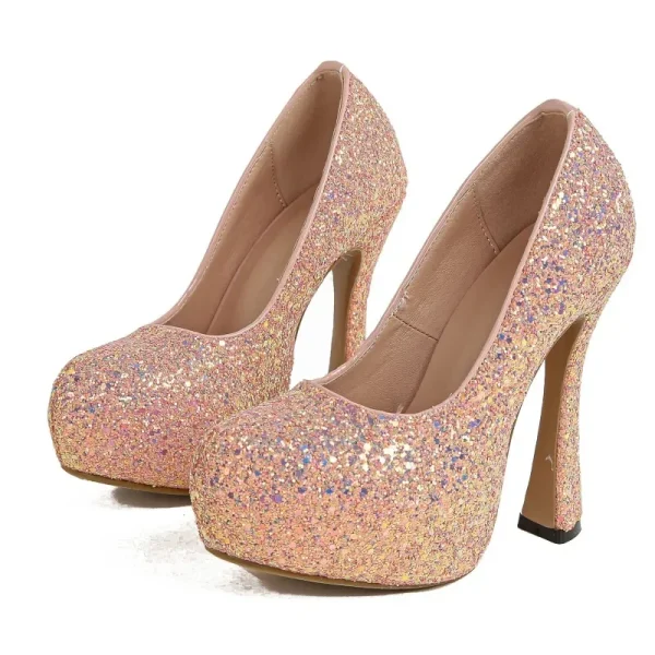 Bling Platform Heels