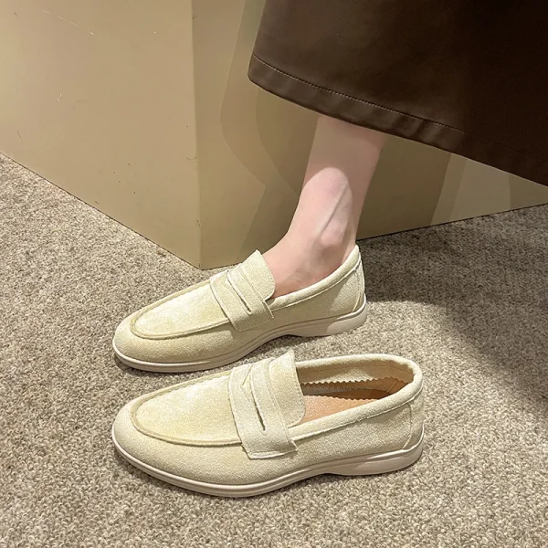 Suede Slip-On Loafers for Women - Image 2