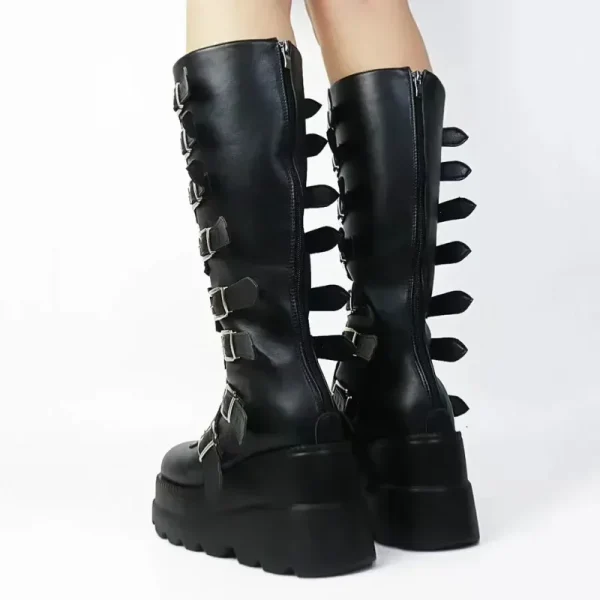 Women's Mid-Calf Platform Boots - Image 5