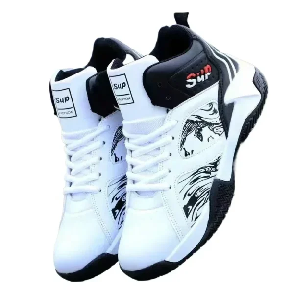 Unisex High-Top Basketball Sneakers - Image 6