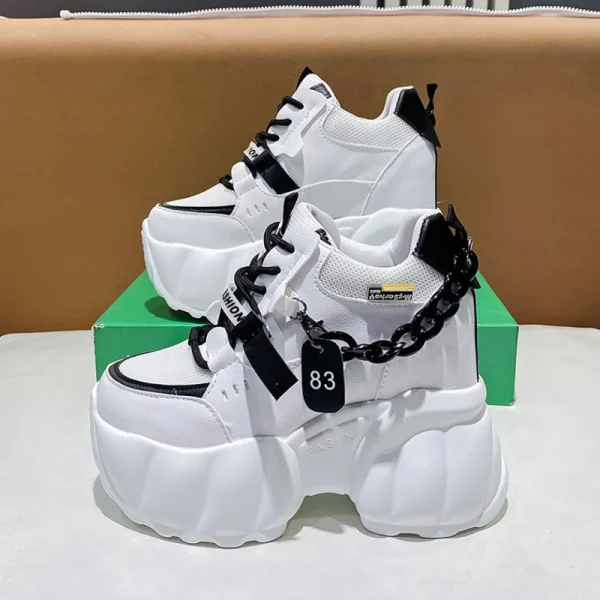 Chain Platform Sneakers for Women