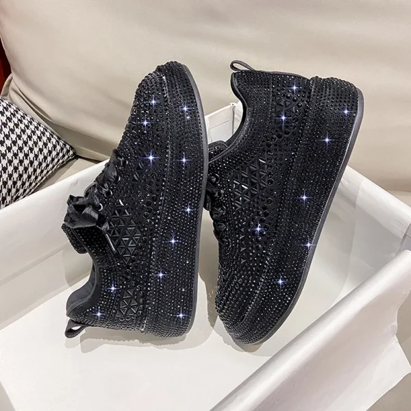 2025 Sparkling Rhinestone Platform Sneakers - Image 5