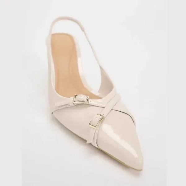 Cross Strap Pointed Heels - Image 2